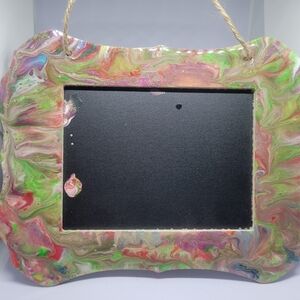 Colorful Swirl Decorative Chalkboard